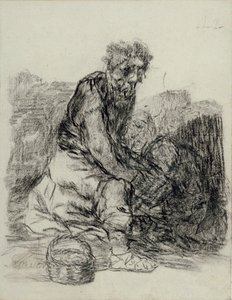Oni umierają autorstwa Francisco de Goya