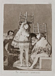 Mają już siedzisko 26 z serii „Los Caprichos” (Kaprysy) autorstwa Francisco de Goya
