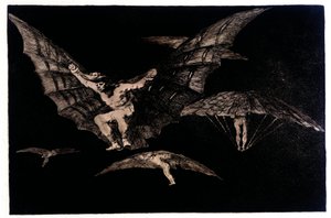 Gdzie jest wola Jest sposób (sposób latania) autorstwa Francisco de Goya