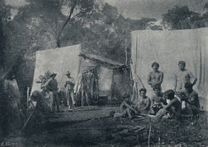 Guarany z wizytą w obozie, 1895