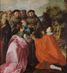 Uzdrowienie św. Bonawentury przez św. Franciszka z Asyżu, ok. 1628