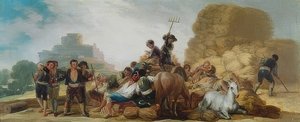 La Era o El Verano (Błoto czy lato). 1786 autorstwa Francisco de Goya