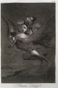 193-0082164 Bon voyage, płyta 64 „Los caprichos” autorstwa Francisco Jose de Goya y Lucientes