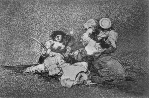 193-0082185 Kobiety dodają odwagi, płyta 4 „Klęski wojny” autorstwa Francisco Jose de Goya y Lucientes