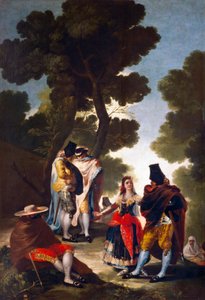 Maja i Gallanci autorstwa Francisco de Goya