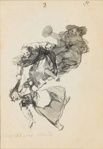 Schodzą ze śmiechu autorstwa Francisco de Goya