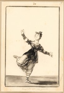 Ostrożnie z tym krokiem! autorstwa Francisco Jose de Goya y Lucientes