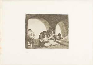 Bitter to be Present, płyta 13 z The Disasters of War autorstwa Francisco Jose de Goya y Lucientes