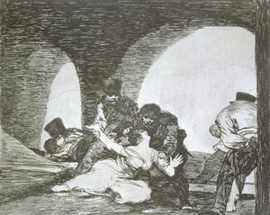 Gorzka obecność, płyta 13 „Klęski wojny” autorstwa Francisco Jose de Goya y Lucientes