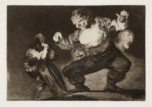 Bobalicón (głupi idiota) autorstwa Francisco Jose de Goya y Lucientes