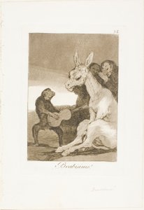 Brawo!, płyta 38 z Los Caprichos autorstwa Francisco Jose de Goya y Lucientes