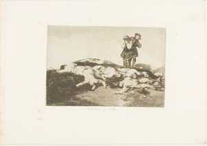 Pochowaj je i zachowaj spokój, płyta 18 z filmu Klęski wojny autorstwa Francisco Jose de Goya y Lucientes