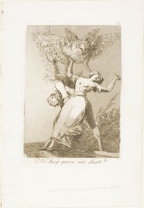 Czy nikt nie może nas rozwiązać, płyta 75 z Los Caprichos autorstwa Francisco Jose de Goya y Lucientes