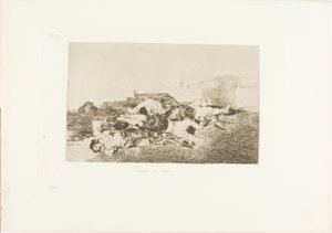 Jeszcze gorzej, płyta 22 z The Disasters of War autorstwa Francisco Jose de Goya y Lucientes