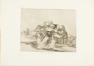 Wszystko jest pokręcone, płyta 42 z The Disasters of War autorstwa Francisco Jose de Goya y Lucientes