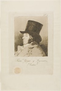 Francisco de Goya y Lucientes, malarz, płyta pierwsza z Los Caprichos autorstwa Francisco Jose de Goya y Lucientes
