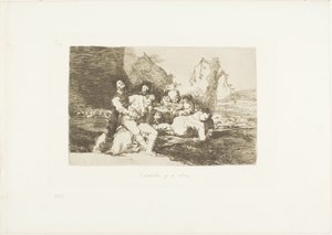 Zdobądź je dobrze i przejdź do następnego, płyta 20 z The Disasters of War autorstwa Francisco Jose de Goya y Lucientes