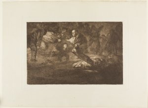 Bóg je stwarza i łączą się razem, płyta 18 z Los Proverbios autorstwa Francisco Jose de Goya y Lucientes