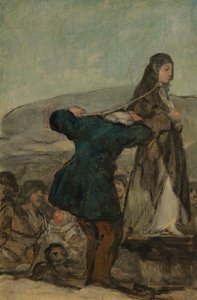 Egzekucja czarownic autorstwa Francisco Jose de Goya y Lucientes