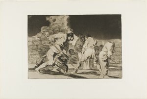 To niesamowite - i zostaliśmy stworzeni przez Boga, płyta szósta z Los Proverbios autorstwa Francisco Jose de Goya y Lucientes