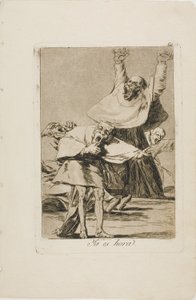 Nadszedł czas, płyta 80 z Los Caprichos autorstwa Francisco Jose de Goya y Lucientes