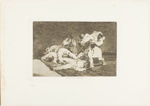 Będzie tak samo, płyta 21 z The Disasters of War autorstwa Francisco Jose de Goya y Lucientes