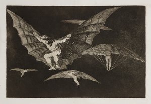 Modo de volar (Tapa lentää) polish autorstwa Francisco Jose de Goya y Lucientes