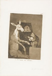 Ani mniej, ani więcej, tablica 41 z Los Caprichos autorstwa Francisco Jose de Goya y Lucientes