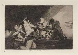 Nie można patrzeć autorstwa Francisco Jose de Goya y Lucientes