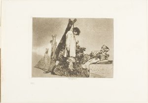 Nie w tym przypadku, płyta 36 z filmu Katastrofy wojny autorstwa Francisco Jose de Goya y Lucientes