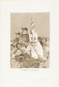 Nic nie dało się na to poradzić, płyta 24 z Los Caprichos autorstwa Francisco Jose de Goya y Lucientes