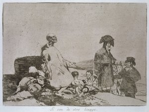 Być może są innej rasy, płyta 61 „Klęski wojny” autorstwa Francisco Jose de Goya y Lucientes