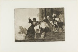 Poor Folly, płyta jedenasta z Los Proverbios autorstwa Francisco Jose de Goya y Lucientes