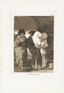 Biedne dziewczynki!, płyta 22 z Los Caprichos autorstwa Francisco Jose de Goya y Lucientes