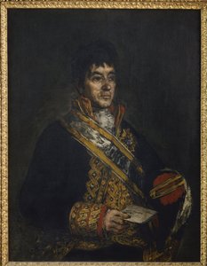 Portret Don Miguela de Lardizabal y Uribe (1744-1824) - Francisco de Goya (1746-1828). olej na płótnie autorstwa Francisco de Goya