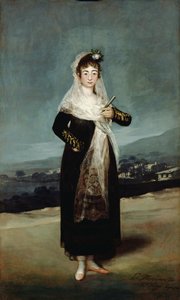 Portret markizy Santiago autorstwa Francisco de Goya