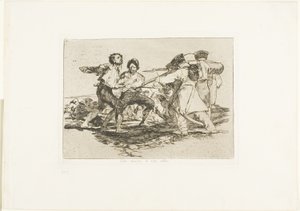 Słusznie czy niesłusznie, płyta druga z The Disasters of War autorstwa Francisco Jose de Goya y Lucientes