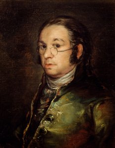 Autoportret w okularach autorstwa Francisco de Goya