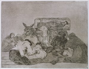 Dziwne oddanie!, płyta 66 „Klęski wojny” autorstwa Francisco Jose de Goya y Lucientes