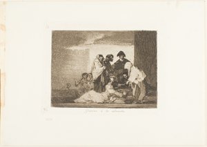 Dzięki Proso, płyta 51 z Klęsk wojennych autorstwa Francisco Jose de Goya y Lucientes