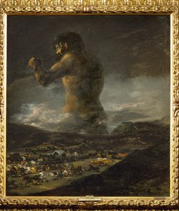 Kolos ... (obraz na płótnie) autorstwa Francisco Jose de Goya y Lucientes