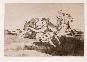 Katastrofy wojny: Charity (Grawerowanie po narysowaniu) autorstwa Francisco de Goya