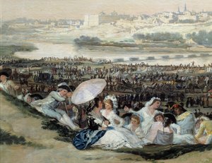 Preria San Isidro (San Isidro) - Obraz Francisco De Goya (1746-1828) autorstwa Francisco de Goya
