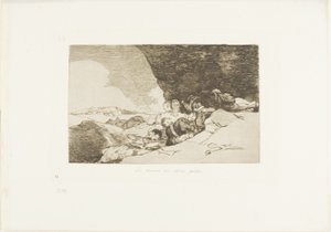To samo gdzie indziej, płyta 23 z filmu Katastrofy wojny autorstwa Francisco Jose de Goya y Lucientes