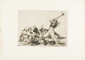 To samo, płyta trzecia z The Disasters of War autorstwa Francisco Jose de Goya y Lucientes