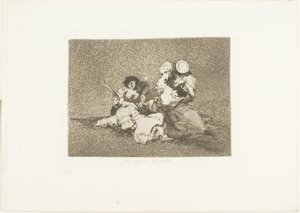 Kobiety dają odwagę, płyta czwarta z filmu Katastrofy wojny autorstwa Francisco Jose de Goya y Lucientes