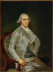 Malarz Francisco Bayeu ... (obraz na płótnie) autorstwa Francisco Jose de Goya y Lucientes