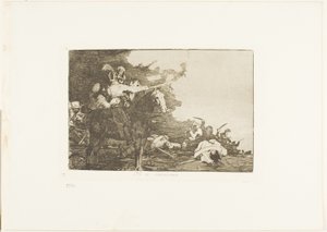 Oni się nie zgadzają, płyta 17 z filmu Katastrofy wojny autorstwa Francisco Jose de Goya y Lucientes
