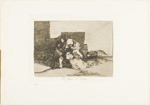 Oni nie przybywają na czas, płyta 52 z filmu Katastrofy wojny autorstwa Francisco Jose de Goya y Lucientes