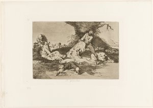 Robią z nich użytek, płyta 16 z filmu Katastrofy wojny autorstwa Francisco Jose de Goya y Lucientes